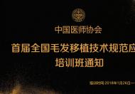 与毛发移植界大师同行 你就是下一个大师!